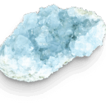 Celestite mit schatten tiny