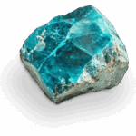 kristall blau mit schatten tiny