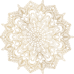 Goldenes Mandala