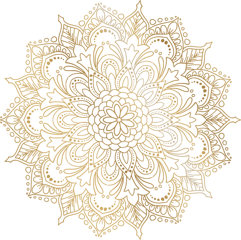 mandala 01 gold tiny